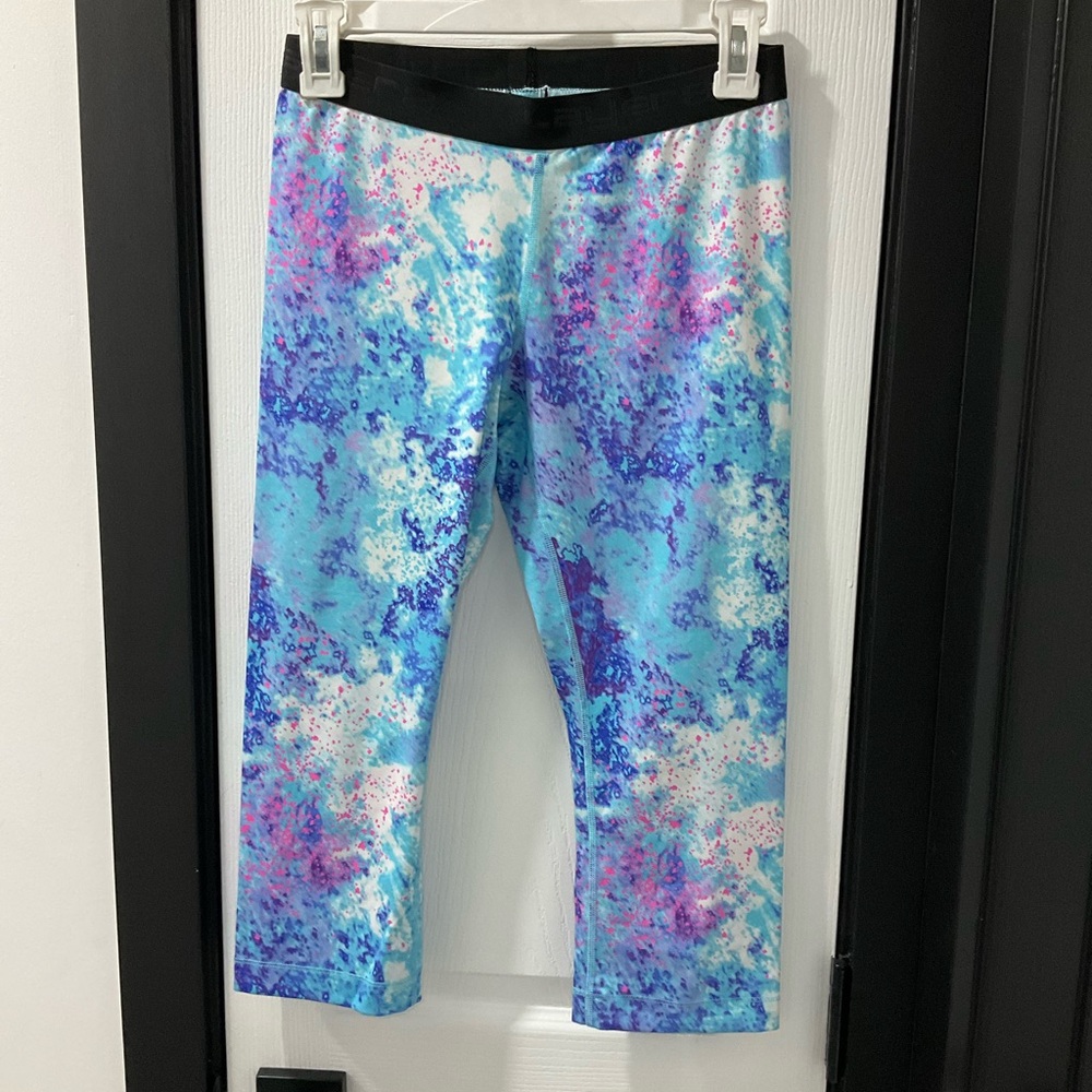 Layer 8 Womens Active Workout Leggings Capri Size M